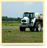 Sprayer in field